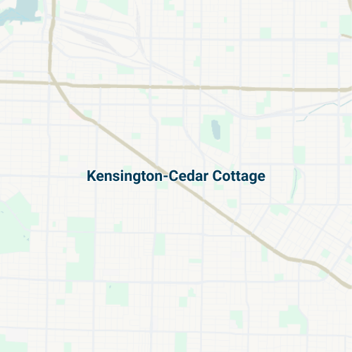 Kensington-Cedar Cottage Map