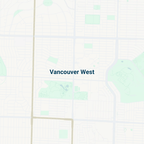 Vancouver West Map
