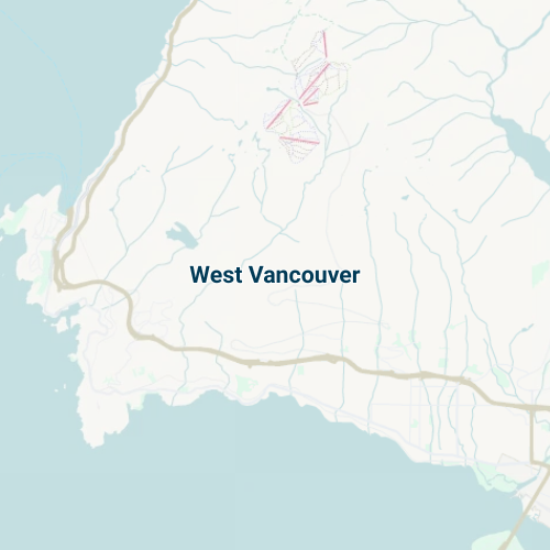 West Vancouver Map